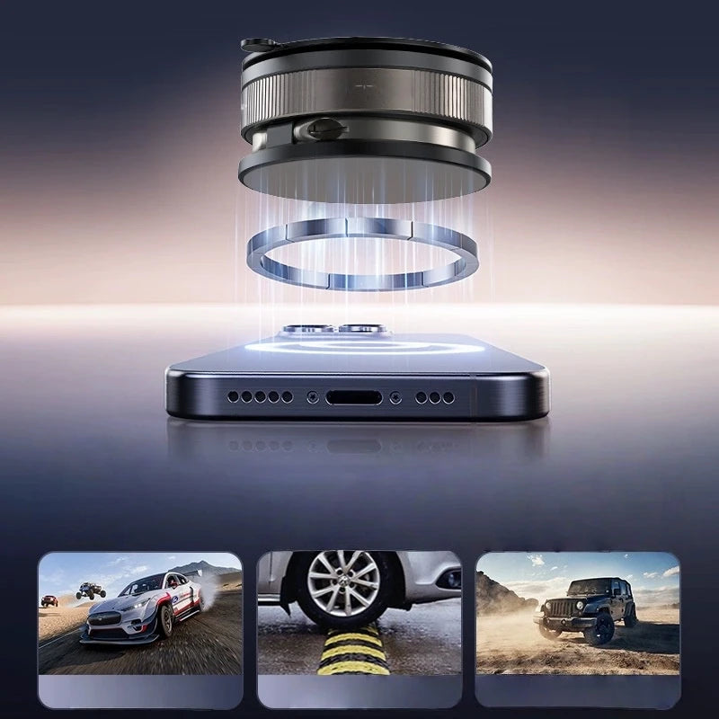 Soporte Magnético para Teléfono 360° | Succión Fuerte™